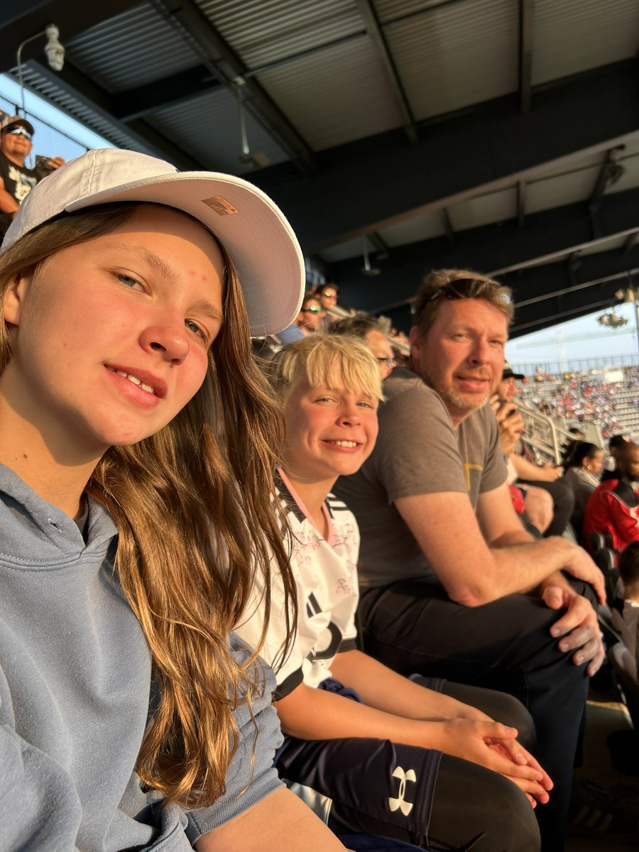 Cheering on the <a href="/dcunited/">D.C. United</a> and celebrating our favorite dad! <a href="/briankropp/">Brian Kropp</a> ⚽️⚽️⚽️