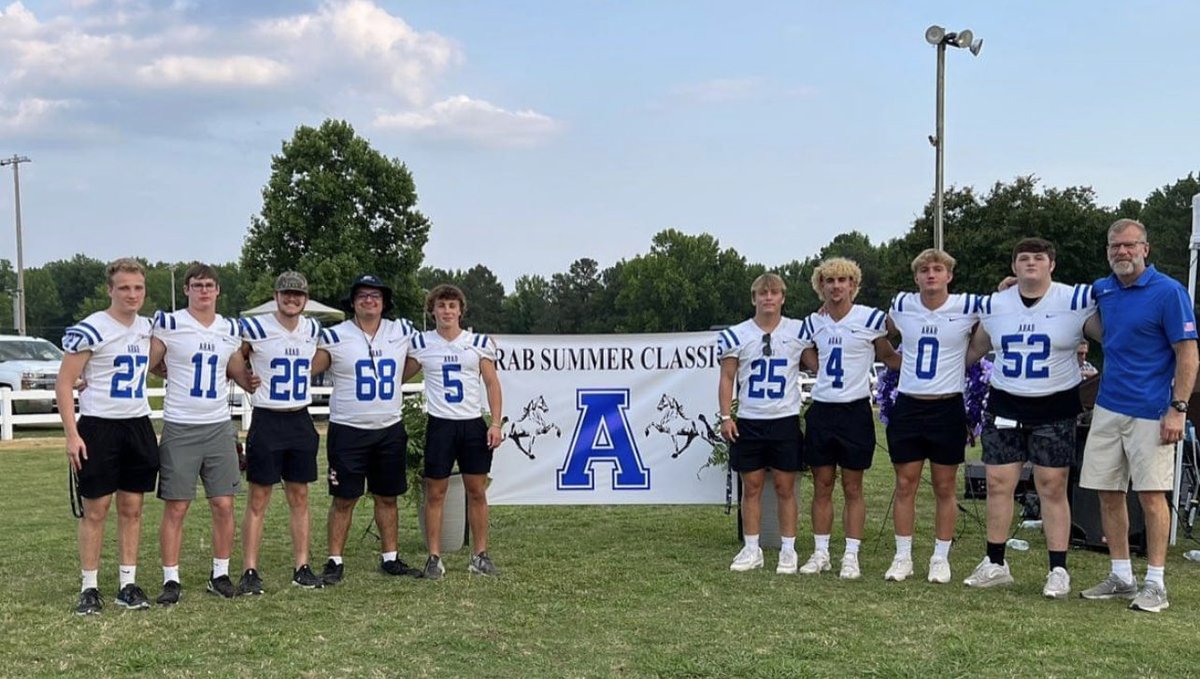 Arab Football 2023 Seniors serving at the Arab Summer Classic Horse Show.