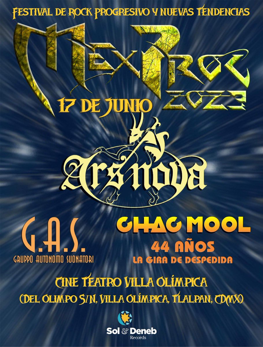 サウンドチェック終了🎶
メキシコシティでお待ちしております🙇‍♀️

6月17日(土) 17:00
"MEXPROG 2023, Festival"
Cine Villa Olímpica in Mexico City

ARS NOVA(JAPAN)
GRUPPO AUTONOMO SOUNATORI(ITALY)
CHAC MOOL(MEXICO)
mexprog-2023.boletia.com

#アメブロ 
 ameblo.jp/akiko-cosmo/en…