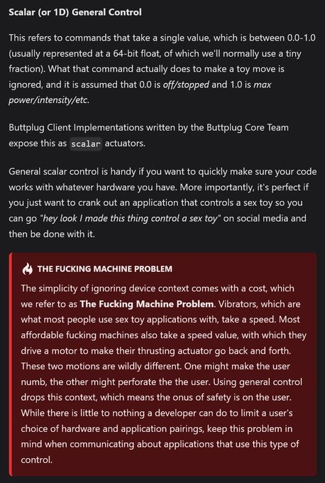 Buttplug.Io 🍑🔌Free Open Source Sex Toy Software - somedays i wonder why i dont just write simple software, free of weird issues like "perforating the user" https://t.co/bl345JSzCW