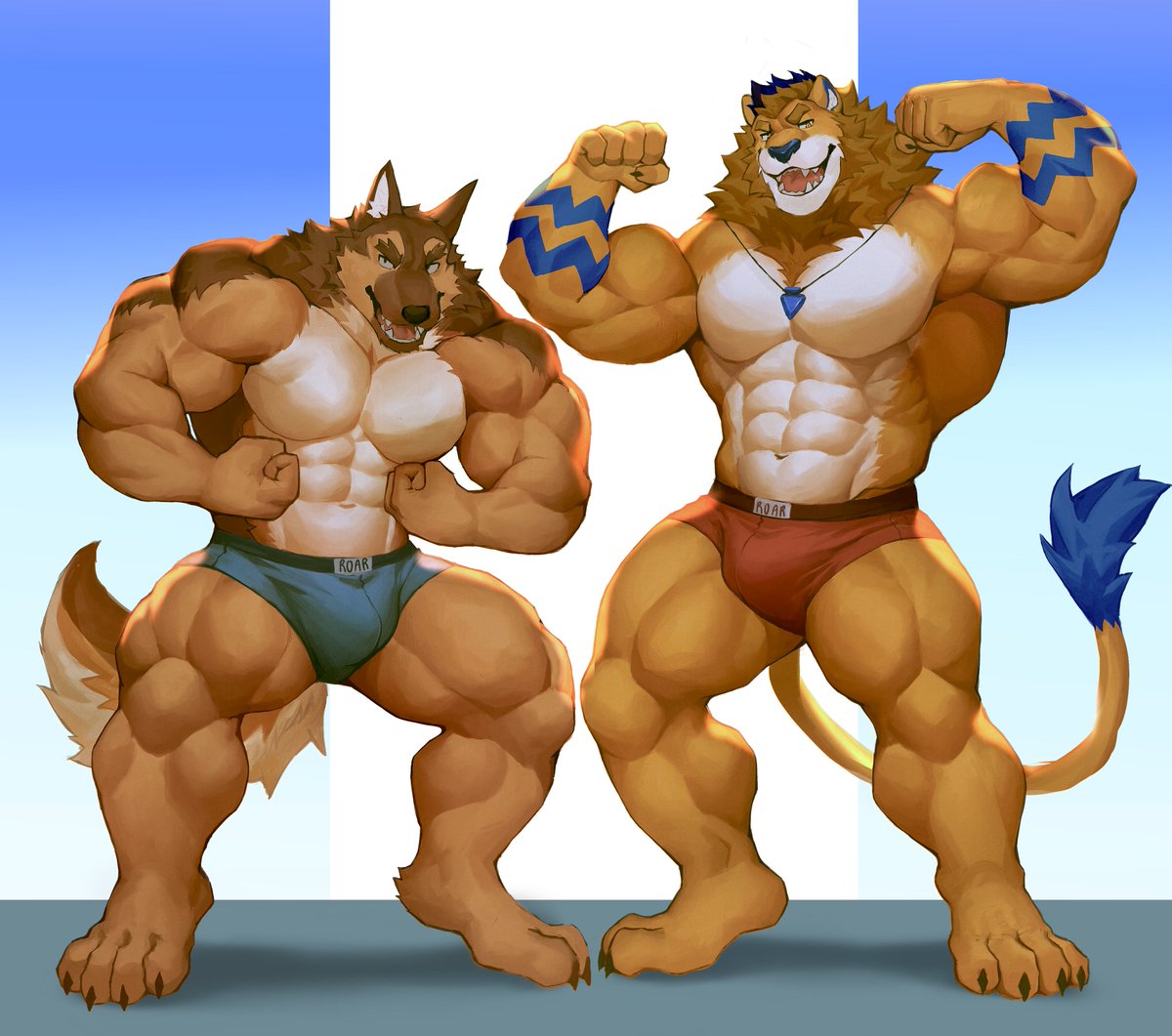 Sizing up the Competition
By: @O_reowoof 'longside one of their chars