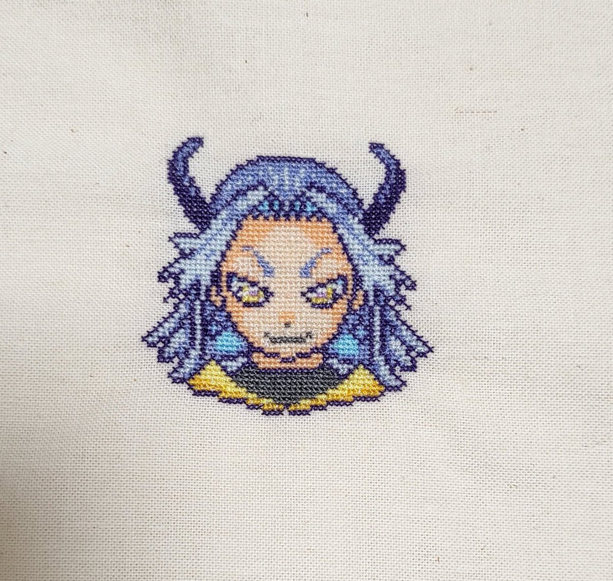 おはようございます😊

桜が作ってくれたドット絵の刺繍をご紹介🌸

めっちゃかっこいい✨✨

#IRIAM
#IRIAM準備中 
#おはようVライバー