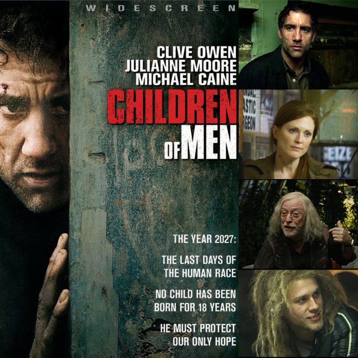 It’s a stormy Saturday in Florida. An archive early movie & an unrecognizable Charlie in a small part. He’s come a really long way.
#charliehunnam#childrenofmen#cliveowen#juliannemoore#michaelcaine#soa#jaxteller#soa#sonsofanarchy