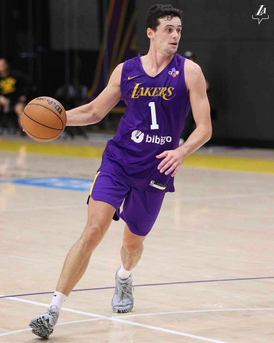 Lakers's tweet photo. Joined by Sam Peek, Jazian Gortman, Jake Stephens &amp; Timmy Allen. https://t.co/QuvmC35ULH