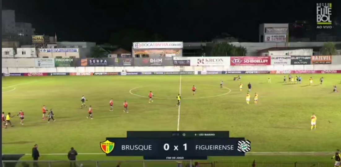 CLZaboroski's tweet photo. Fim de um bom jogo, o Brusque até teve boas chances de empatar o jogo e não fez, boa vitória do Figuerense na estreia do grande técnico Paulo Baier. https://t.co/X59d66hosM