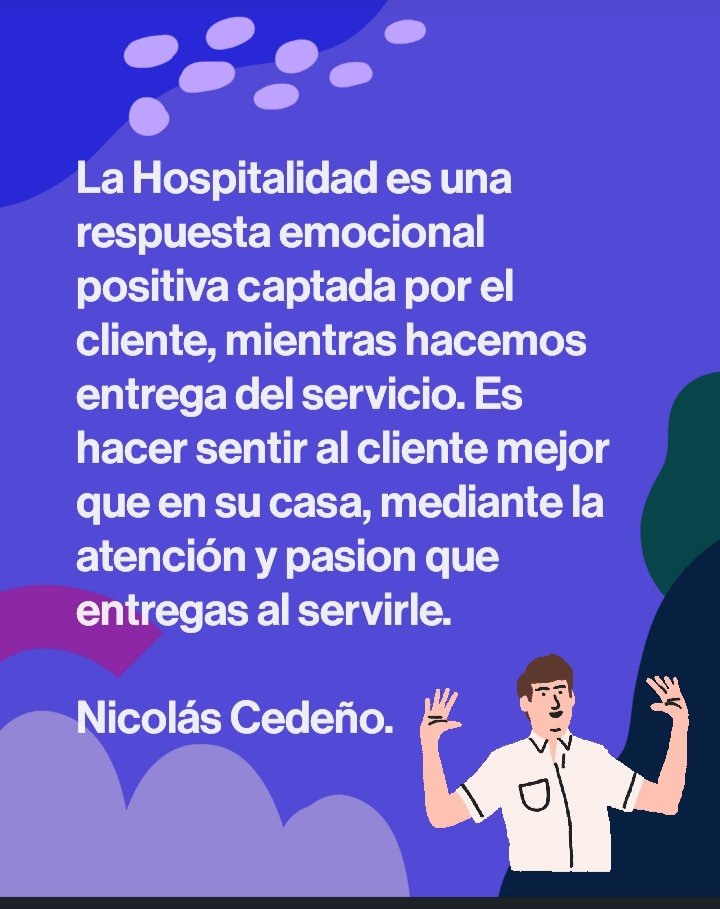 Hotelinstructor's tweet image. En servicio de sala de restaurantes, practiquemos la Hospitalidad.