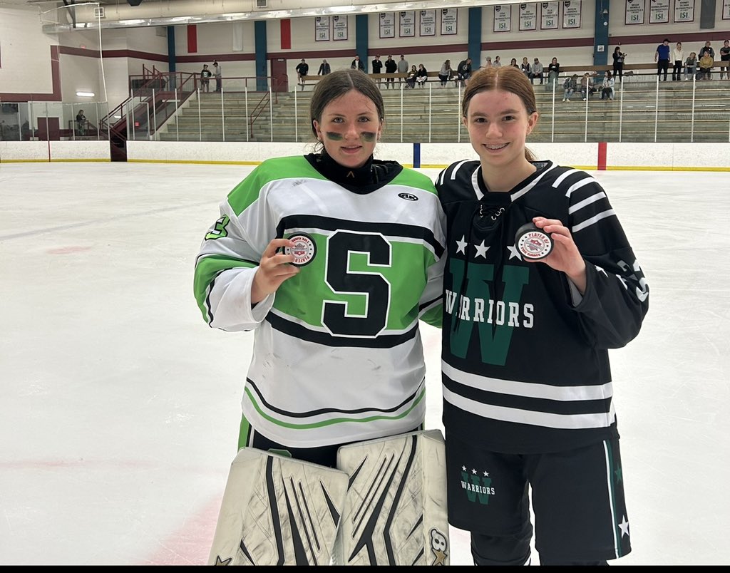 YouthHockeyHub's tweet photo. 2023 NAFES 
2009

Wade Warriors > Team Sadk (3-0) 

Players of the Game 
Warriors -  Monica Berres (2g)
Sask -Tarynn Sutter 

#2023NAFES https://t.co/lgO0OdFwQT