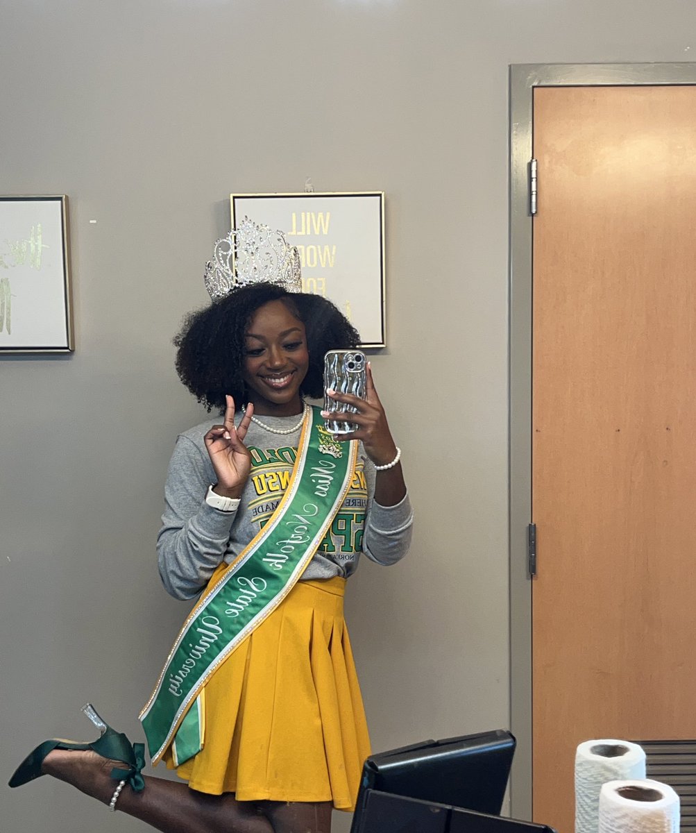 creolebabysaint's tweet photo. had my first official engagement as Miss Norfolk State University on Thursday 🥹. what a full circle experience and a dream come true. https://t.co/2rWpjzGfFq
