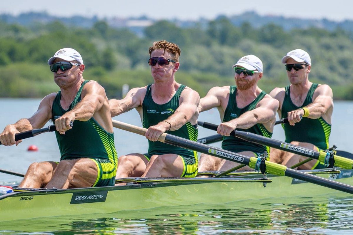 RowingAust's tweet photo. Day 2 of racing at the World Cup II Regatta ๐ฎ๐น #SeniFinals #Repechage
#StrongerTogether ๐ช
#ART
#RowForAustralia
#RowFourAustralia
#HancockProspecting
@_776BC @BontRowing @FilippiBoats1 @concept2 @Concept2_AU @TempurPedic https://t.co/6tvEpvGESZ