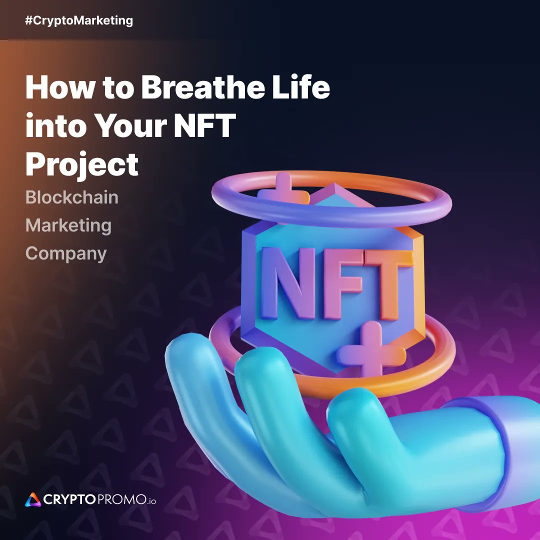 📣 Discover how a blockchain marketing company can breathe life into your NFT project in our latest blog post! 💡💎 Dive into the insights and strategies that can propel your project to new heights. cryptopromo.io/blockchain-mar…