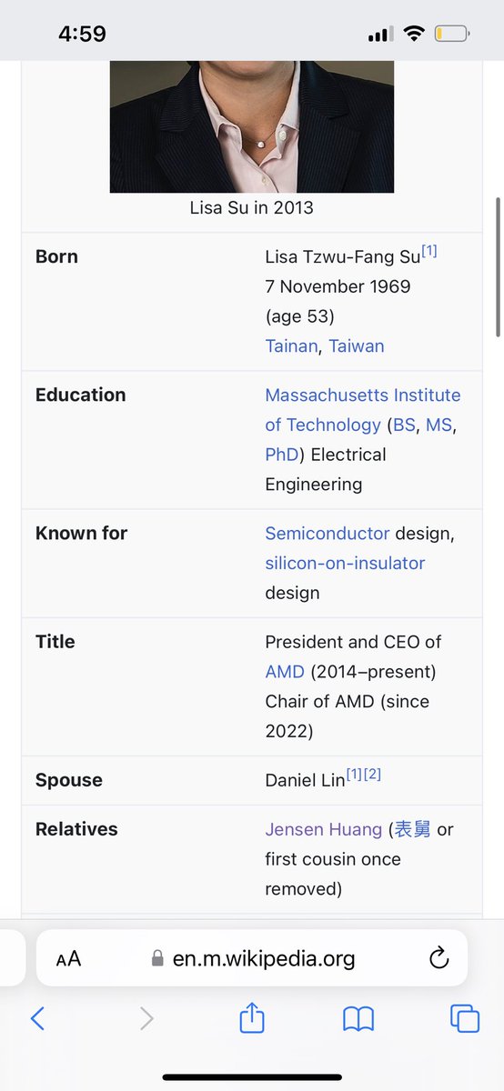 wait ceo of amd and the ceo of nvidia are related??