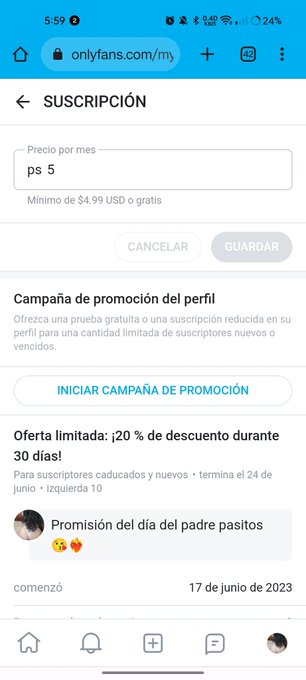 Promocion por d&iacute;a del #papi en mi #onlyfans aprovechen ❤️&zwj;🔥😏  https://t.co/AzFv9MaNzq https://t.co/N<a href="/tag/papi"class="tags">#papi</a><a href="/tag/onlyfans"class="tags">#onlyfans</a>