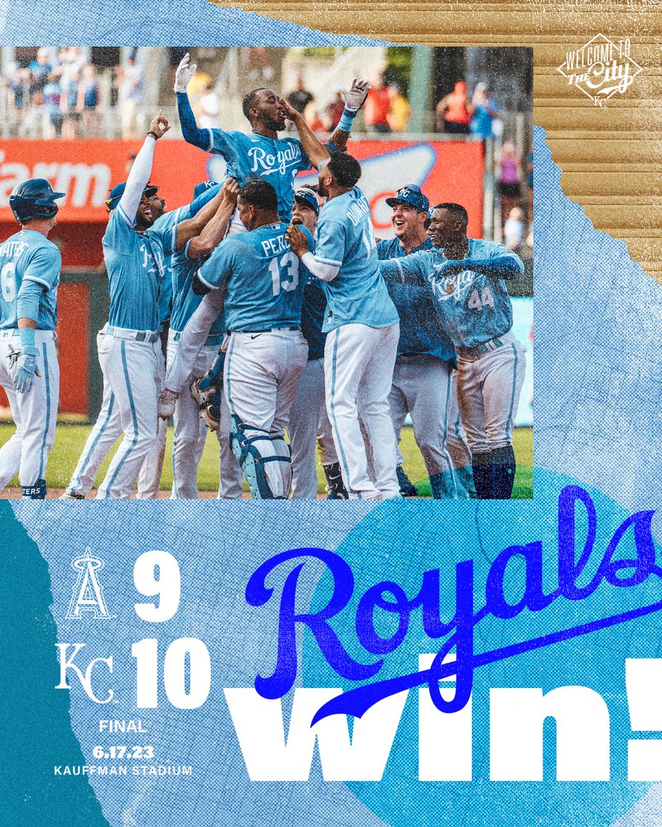 Royals's tweet image. The Royals are 1-0 in their last 1 game.

#HEYHEYHEYHEY // #WelcomeToTheCity