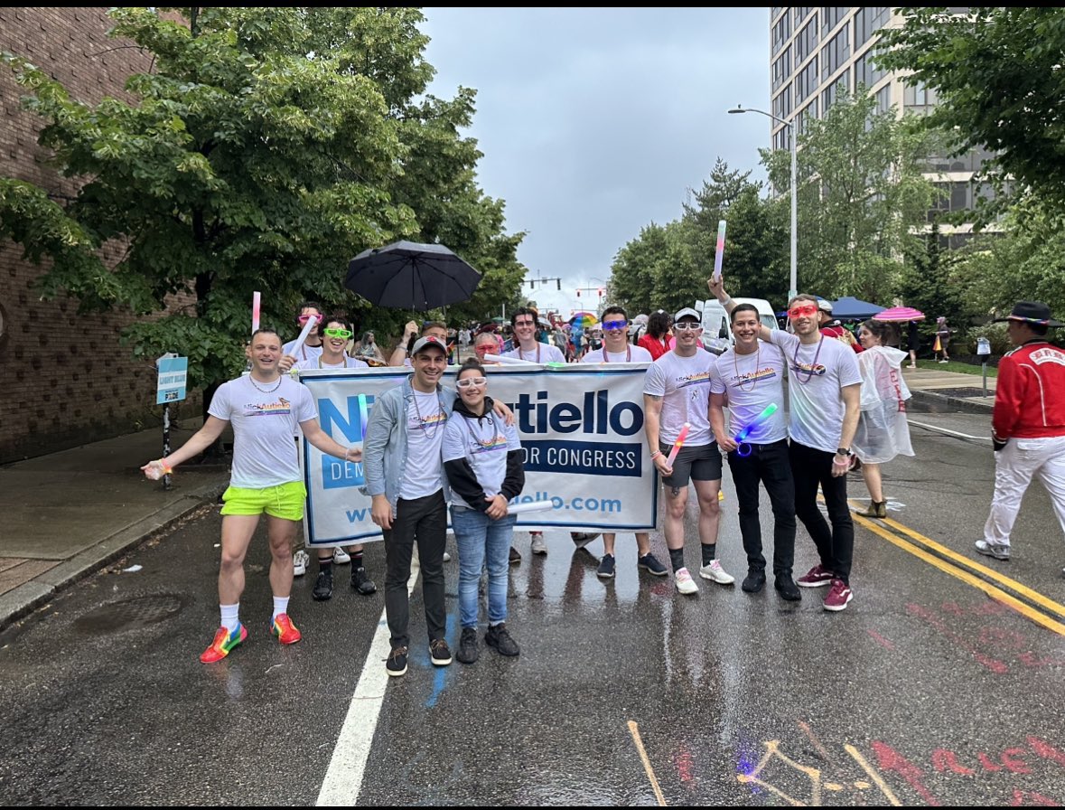 A little rain on this parade won’t stop us. Happy Pride, Rhode Island!