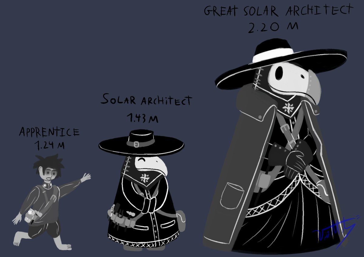 The_VM35's tweet photo. Some concepts of the Architects and the priests of their progresion 

#drawing #draw #digitalartwork #digitalarts #plaguehunters #plaguedoctor #plaguemask #conceptart https://t.co/NosWWqAUER