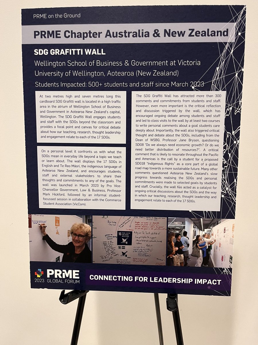 Chair of PRME Steering Group in Wellington tweet media