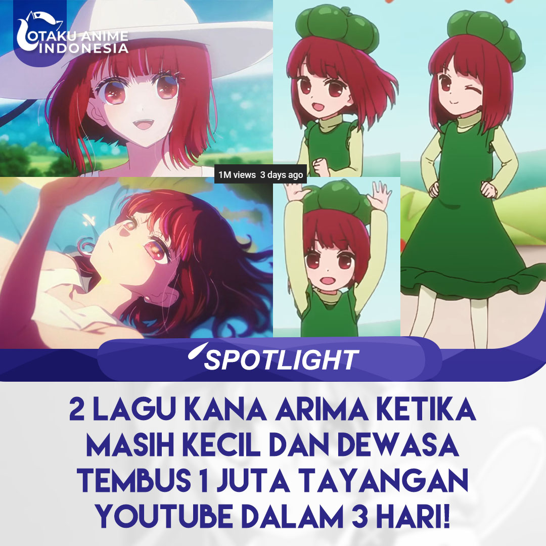 Yang dibilang sepuh Kana 'aku payah betul dalam menyanyi' padahal aslinya jago.

Lagu senam paprika hijau bikin terngiang-ngiang😵‍💫

#Otaku_Anime_Indonesia #oshinoko #aihoshino #kanaarima #Spotlight_Otaku #otaku #animeindo