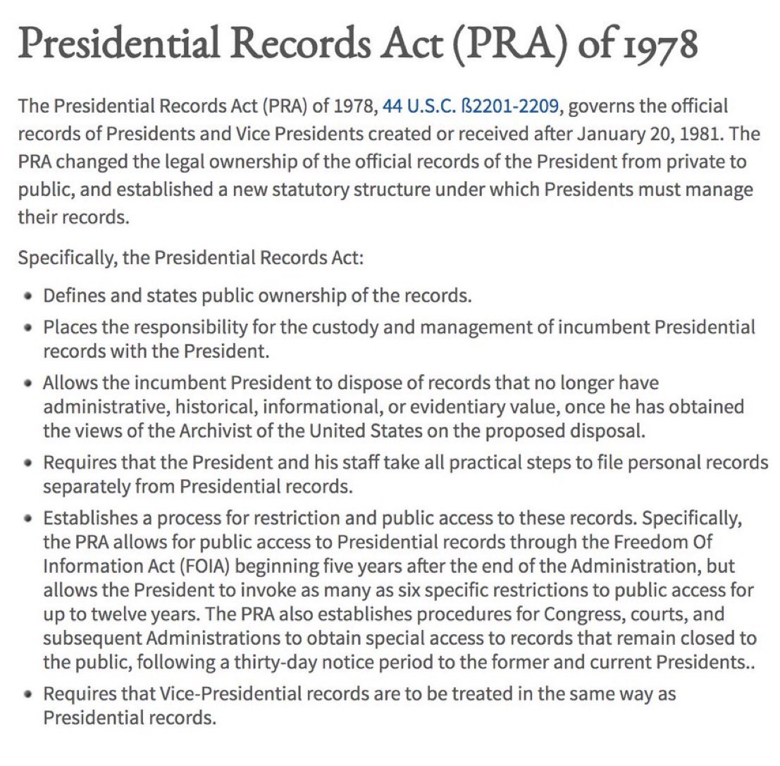 @leghorn1357 @LoriMahoney19 Idiot trump keeps repeating the Presidential Records Act as if that will save his lying ass. That Act will be used to convict him & #MAGAMorons will be outraged! If only they’d taken the time to look up the Act for themselves rather than believe a pathological liar!
#DemVoice1