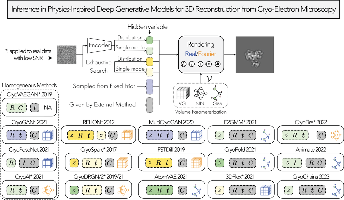 How do 3D reconstruction algorithms perform under very low SNR?🧐

At 11.40am tomorrow at the CCD workshop #CVPR23:

I'll compare inference methods in physics-inspired deep generative models for 3D reconstruction of nanoscopic structures from 2D #cryoEM images🧬

See you there?☺️