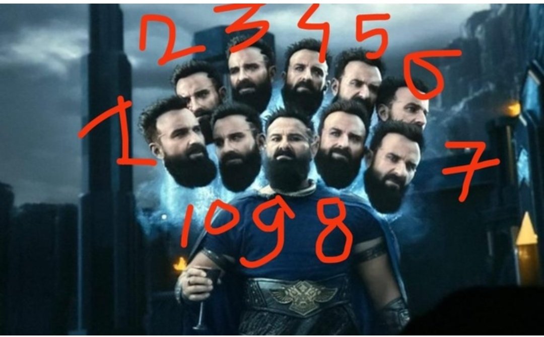 thatmarineguy21's tweet photo. Honest Review of Adipurush or whatever by Marine Guy.. 😐

Let us look at each head &amp; its expression. 

1. The first one is looking to the left as if he has seen something dangerous eg: Kana Ayub &amp; is unsure what to do next.

2. Apni alag hi duniya me hai doosra vala like..Pappu. https://t.co/peMQ9bQI5x