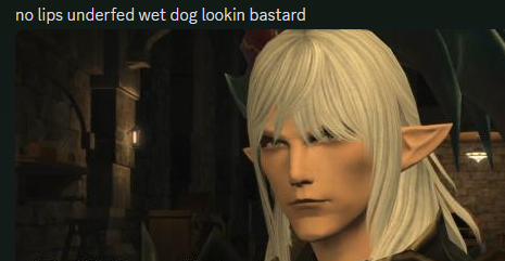 constantly think about my friend seeing Estinien for the first time and saying this