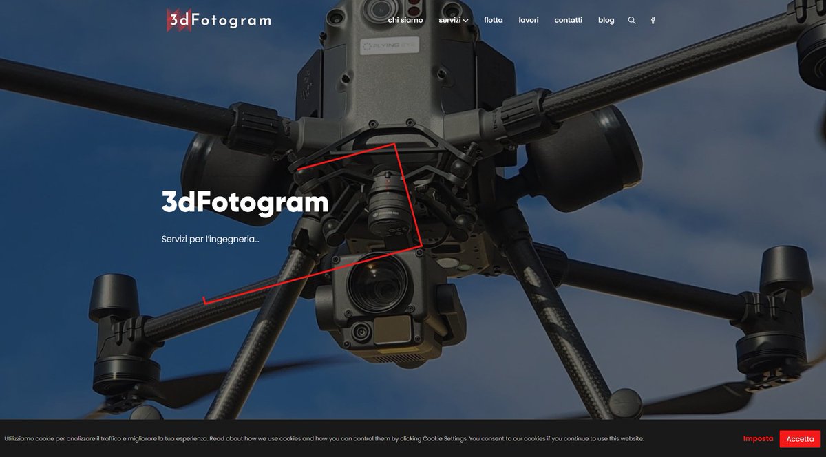 danielehttps's tweet image. a new #webdesign work online! 😎 (I'm near 100 projects...) I love when I have total #freedom ... this is a #wordpress project for a big company that makes inspections with drones ... love the #uxdesign and the @SiteGround speed #website
🖥️ 3dfotogram.com