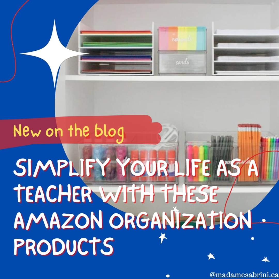✨️Uncluttered workspace, uncluttered mind. ✨📚 These Amazon organization products are the ultimate game-changer for simplifying life as a teacher.💥

👉🏾madamesabrini.ca 

 #TeachSimplify #AmazonOrganize #TeacherLifeHacks 🙌🏼
