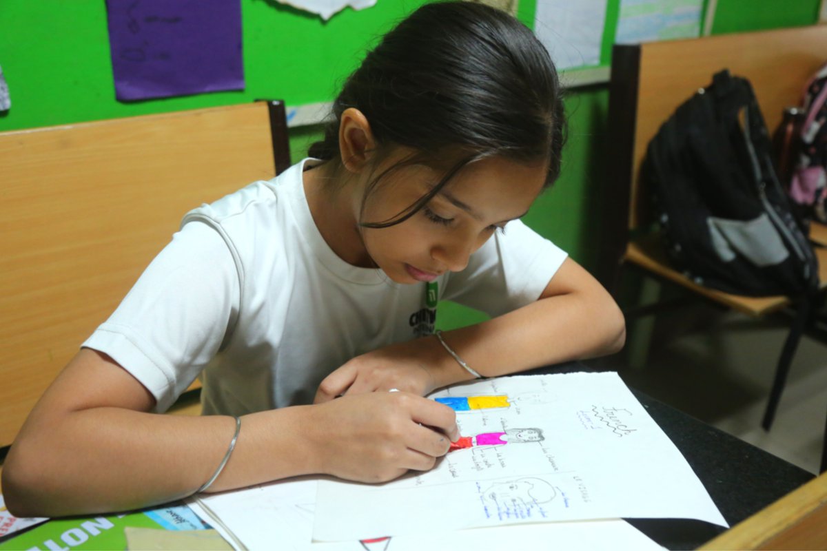 chitkara_school's tweet photo. Chitkara International School, Chandigarh, organises a riveting and informative French language lesson for the winsome students of Grade 6 Sigma and Beta

#CIS #Chitkarians #frenchactivity #french #bodyparts #activity #classactvity #learning #knowledge https://t.co/IuECBkRow5