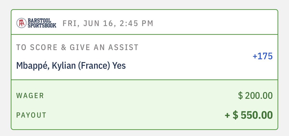 Matkafee on Twitter "If you tailed this yesterday, check your Barstool