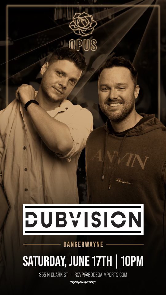 Opening for <a href="/DubVisionMusic/">DubVision</a> tonight at Bodega 🤟