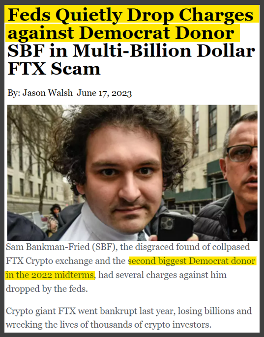 Did you see this yet??
Everyone should be tracking this.
It's impt.

For reasons that no one seems to understand, the Feds are now bending over backward to let #SBF off the hook for his MASSIVE Ponzi scheme - all while going overboard in pursuit of sending #Trump to prison for…