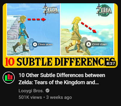 Big Loud Wife on Twitter: "Virgin totk walk"