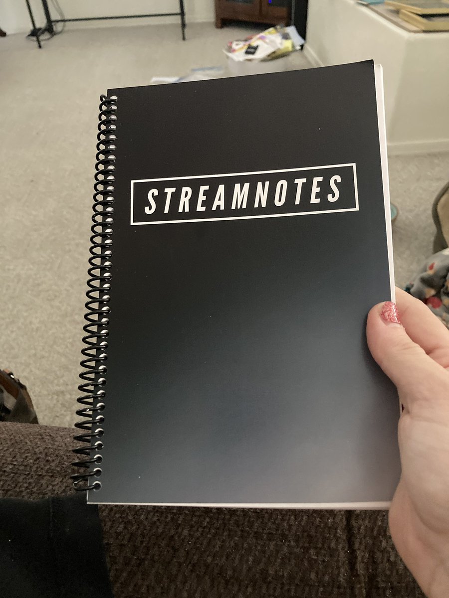 DonnaAlyse10's tweet photo. Recently joined a raid to the awesome @chase_beyond’s channel and found out about this @StreamNotesGG notebook! Can’t wait to use it to help me stay on track for future streams!!! https://t.co/ZPXhASJPXM