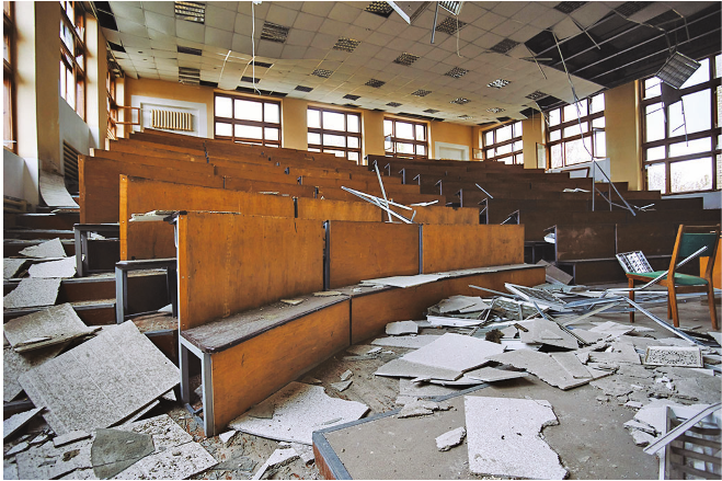 UkrainianMath's tweet photo. Kadets: The word “politics” somehow bothers me in this context. Shelling of residential areas, killing, robbing, and abusing people are crimes. The attitude towards this is also not a political choice, but a choice between complicity in crime and taming criminals. https://t.co/3BUFEqNQYJ