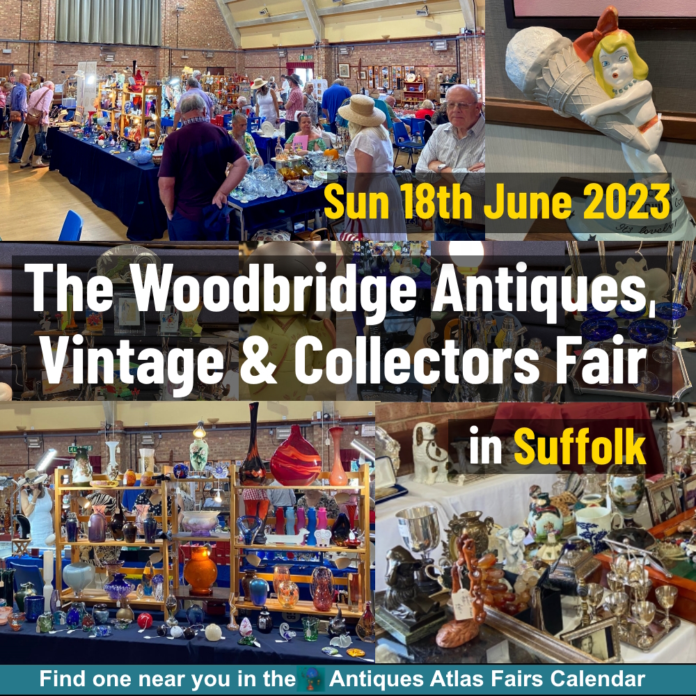 On today  in #Suffolk The Woodbridge Antiques, Vintage & Collectors Fair antiques-atlas.com/antique_fair/t… A new fair for Suffolk in the heart of a lovely tourist hotspot. The venue will have 40+ tables GNB Fairs
@gnbfairs
#antiques #antiquefair #collectorfair #antiquesfair #vintagefair