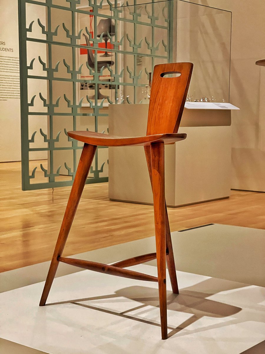 Took incredible self discipline not to sit down on this beautiful stool featured in the Milwaukee Art Museum’s Scandinavia design exhibit.