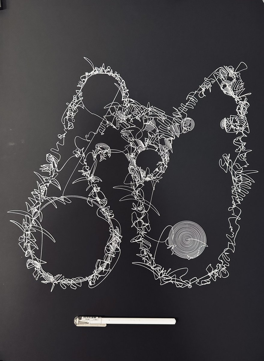 zancan's tweet image. Single-line drawing
🪿🧶🌿
#plottertwitter