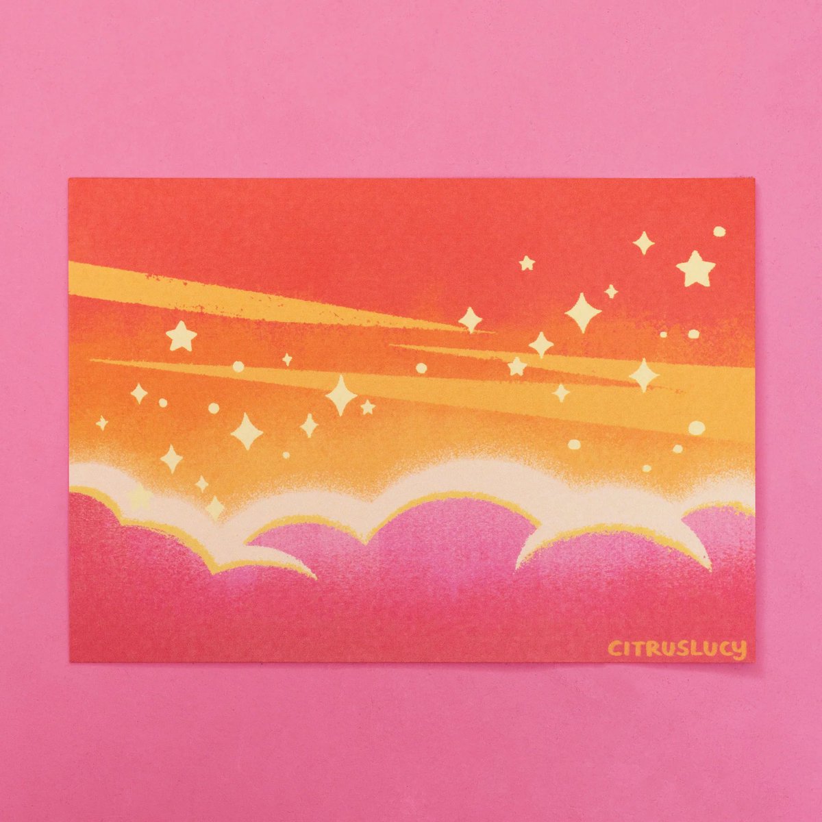 mushroomyhouse's tweet photo. Lesbian Skies 🩷🧡 https://t.co/xyAu03RjeB