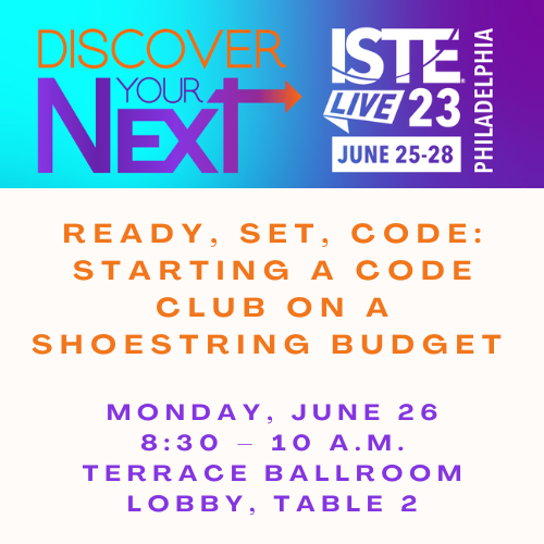 1 week out!!! @ISTEofficial #istelive2023 Stop and see me Monday, June 26th 8:30-10