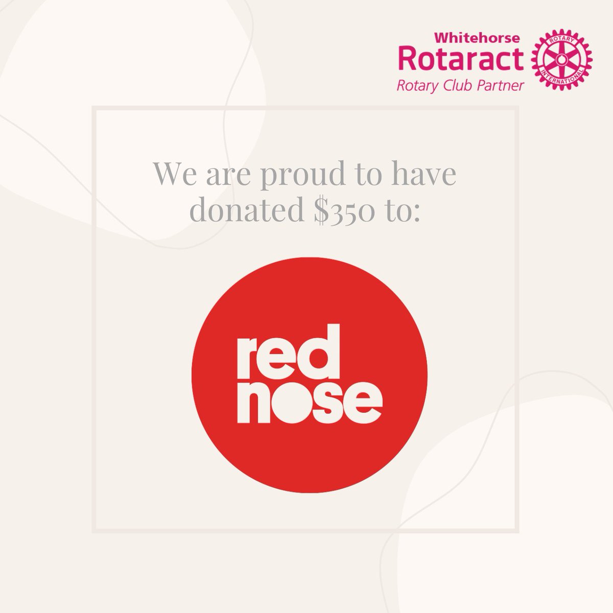 WhitehorseRAC's tweet photo. We are proud to have donated $350 to @RedNoseAus. Red Nose is Australiaβs leading authority on safe sleep and safer pregnancy advice, and bereavement support for anyone affected by the death of a baby or child.
#Whitehorse #WhitehorseRotaract #RotaractAustralia #Rotaract https://t.co/2dwVSbKILN
