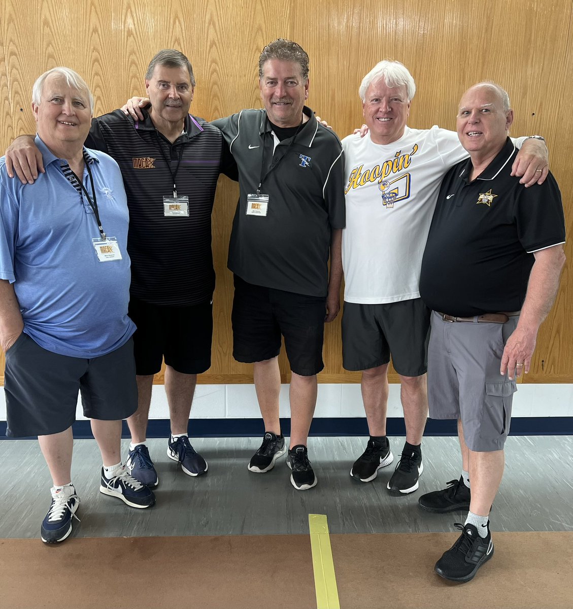 5 MBCA Hall of Famers and “old guys”  serving the sport they love.