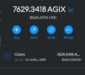 kao583's tweet photo. The new Airdrop $AGIX is launched!

Hurry up and check your wallet for bonuses.

https://t.co/luGt3WMD99 https://t.co/hBeimWqMwQ