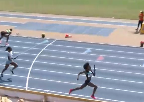 Girls 4x200m relay finishes in 9th place at the Adidas National Track Meet with a time of 1:45.11❗️Congratulations ladies❗️(Ayani Patterson, Kendall Hampton, Latrice Barther, and Janiyah Mckinnie) #GoStorm⛈️