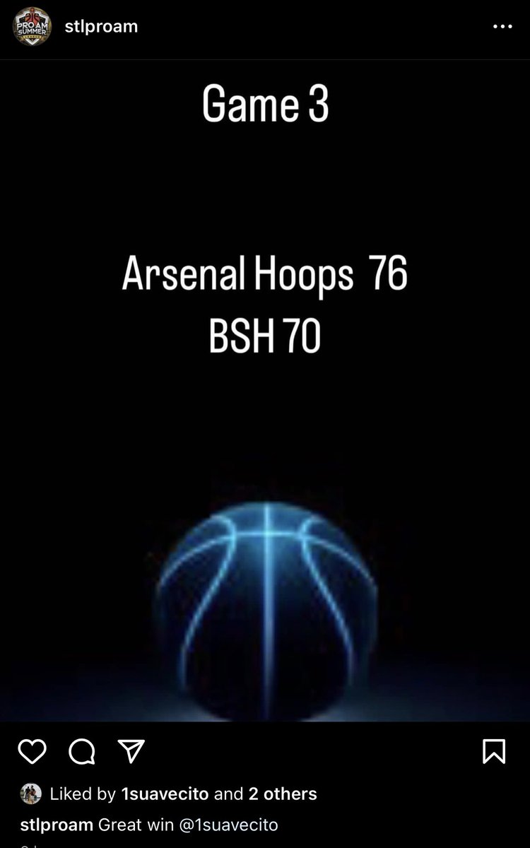 Big win in our Debut in the St. Louis ProAm 76-70 vs B.S.H! Shoutout coach @CoachJBAH and our guys: (<a href="/larryabbeyjr/">larryabbeyjr</a>, <a href="/andrew_young34/">Andrew Young</a>, <a href="/AdeOPopoola1/">Ade</a>, <a href="/adamlsommer/">Adam Sommer</a>, <a href="/isaiah_esker/">Isaiah Esker</a>, <a href="/11_Fott/">Frazier Ott</a>, <a href="/keashonP/">(kea)shon Petty</a>, <a href="/Chill_hoops/">Chris Hill</a>, <a href="/EthanFauss/">Ethan Fauss</a>, <a href="/jumpmanluhc_/">Carlton Thomas</a> ) game 2 next Saturday! Come support!