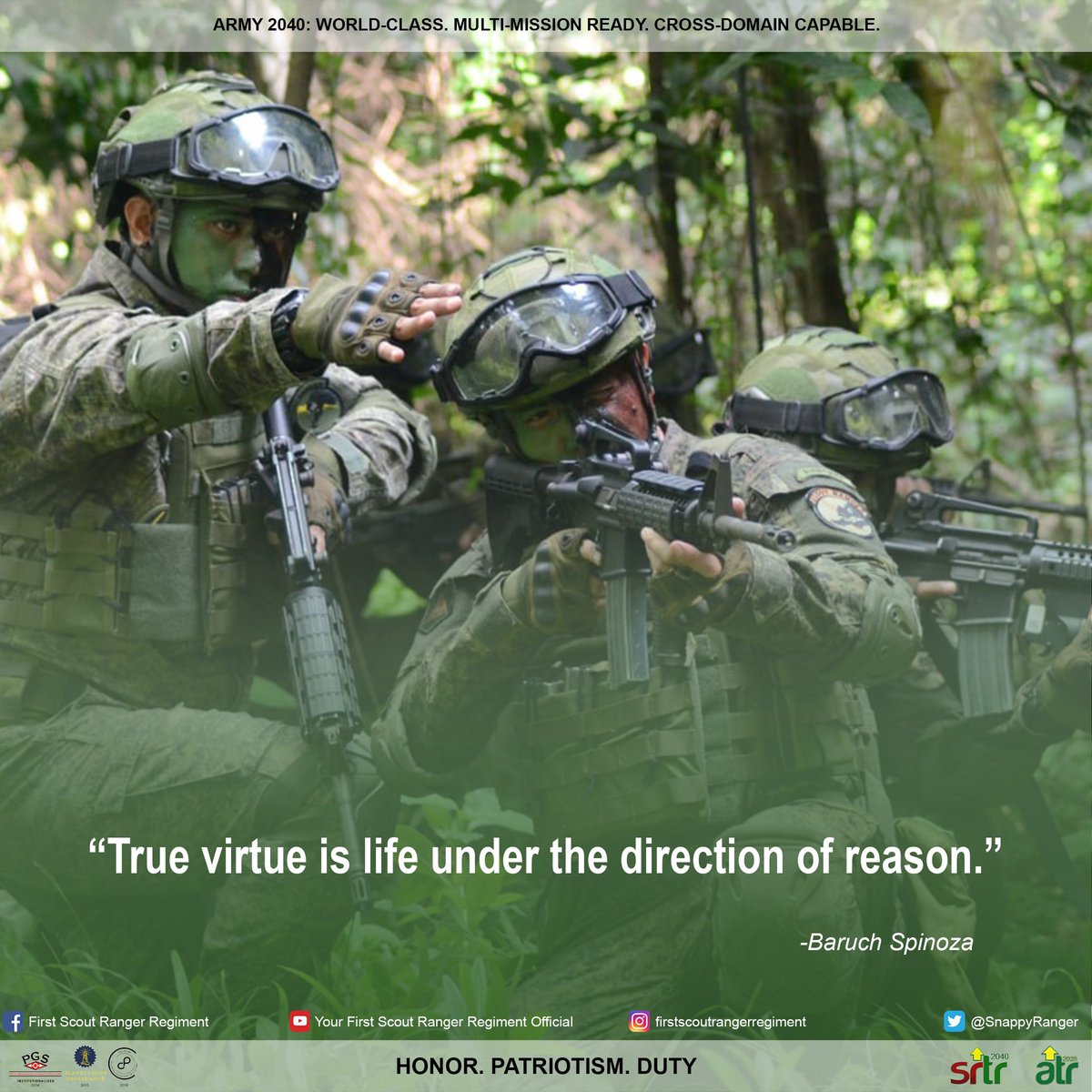 SnappyRanger's tweet photo. #ScoutRanger
#ScoutRangerTransformationRoadmap
#PhilippineArmy
#StongUnitedReliable
#AFPyoucanTRUST 

Photo by SSg Marvin M Jallorina (MS) PA

Rangers Lead The Way! https://t.co/WED0PrZEWr