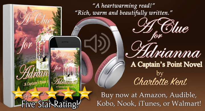 Annie_Acorn's tweet photo. A Clue for Adrianna: TWO LETTERS one a command and one that broke her heart. First novel in the 5***** Captains Point series by me writing as @CharlotteKent20 https://t.co/bJb2WcZGlp #HEA #Romance #Mystery #iTunes #Kobo #Nook #BookBoost #SWRTG #TW4RW #wowbooks #authorRT :-) https://t.co/MkCJtcsb0C