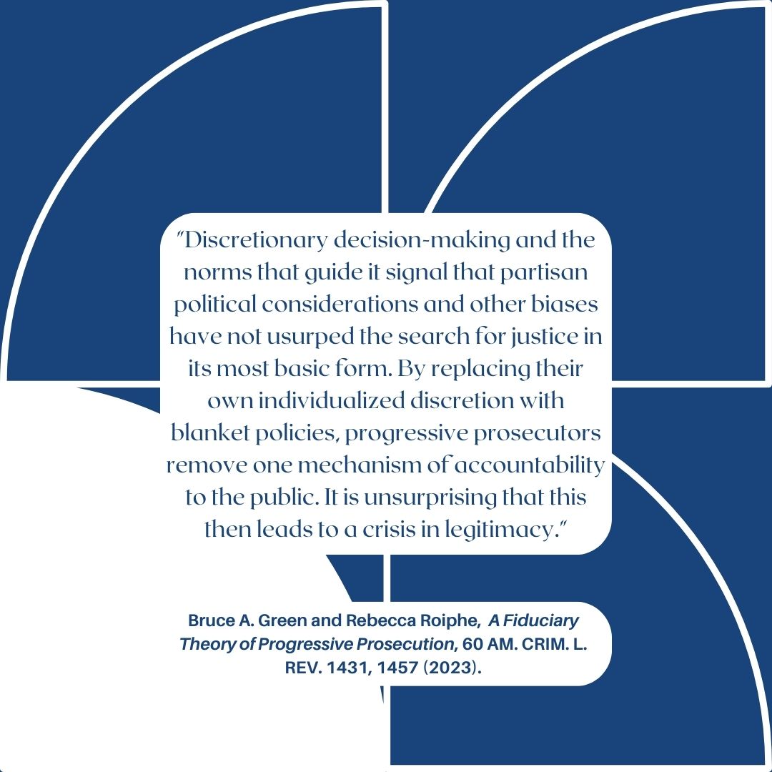 American Criminal Law Review (@amcrimlrev) on Twitter photo In the next of our 60-4 Symposium Articles, Bruce A. Green and <a href="/rroiphe/">Rebecca Roiphe</a> use fiduciary theory to present a compelling analysis of why many progressive prosecutors have run into challenges when attempting to implement reforms to their office. Read more via the link in our bio! In the next of our 60-4 Symposium Articles, Bruce A. Green and <a href="/rroiphe/">Rebecca Roiphe</a> use fiduciary theory to present a compelling analysis of why many progressive prosecutors have run into challenges when attempting to implement reforms to their office. Read more via the link in our bio!