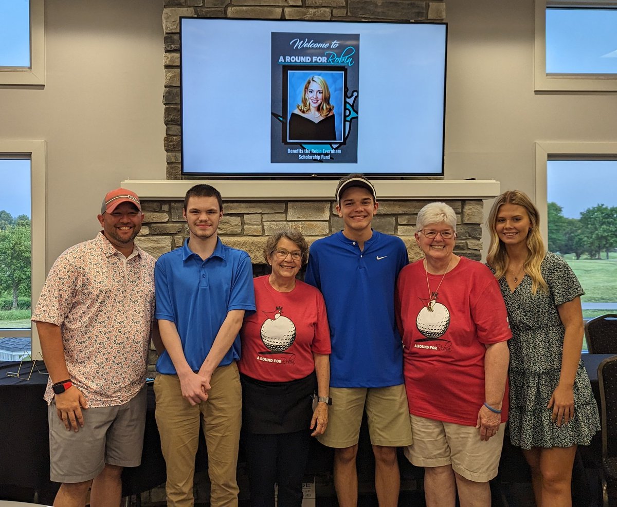 Rising Srs Justin Baldwin, Sam Krebs &amp; Kori Reckers were honored today at A Round for Robin as the 2023-24 Robin Fugate Evernham Leadership Scholarship Recipients.

We are grateful to the Fugate, Evernham &amp; Daniele Families for sponsoring this scholarship in memory of Robin '96.