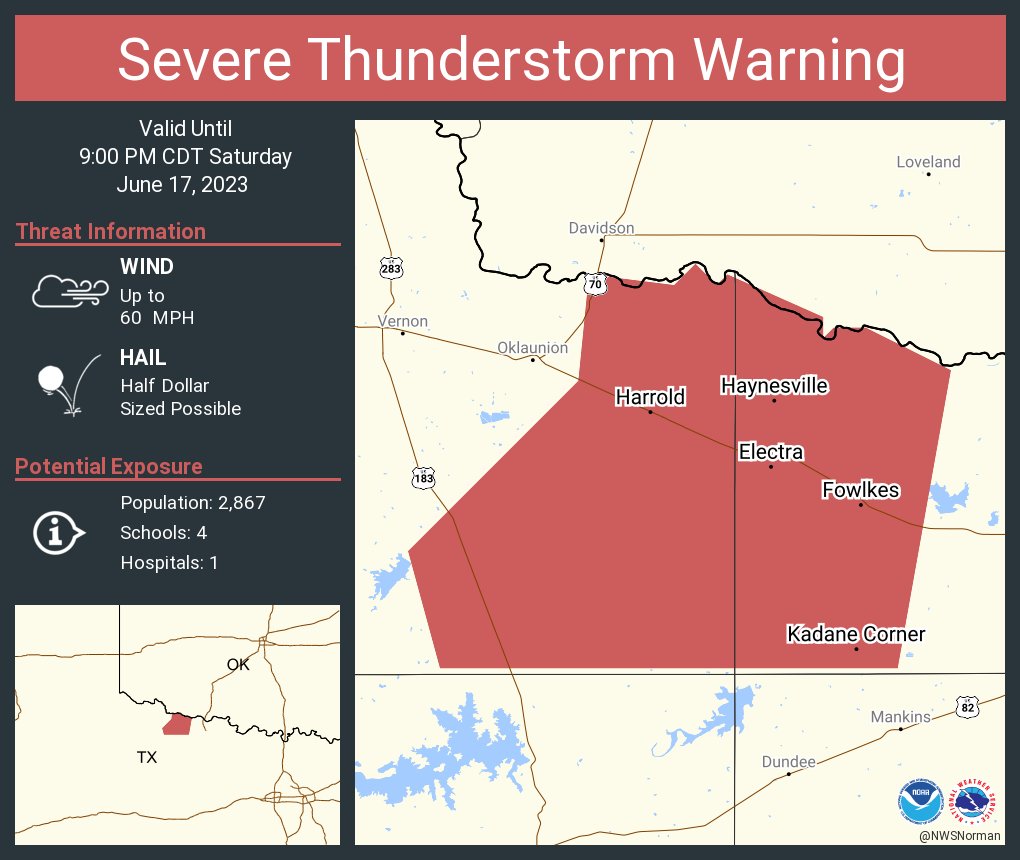 NWS Severe Tstorm on Twitter "Severe Thunderstorm Warning continues