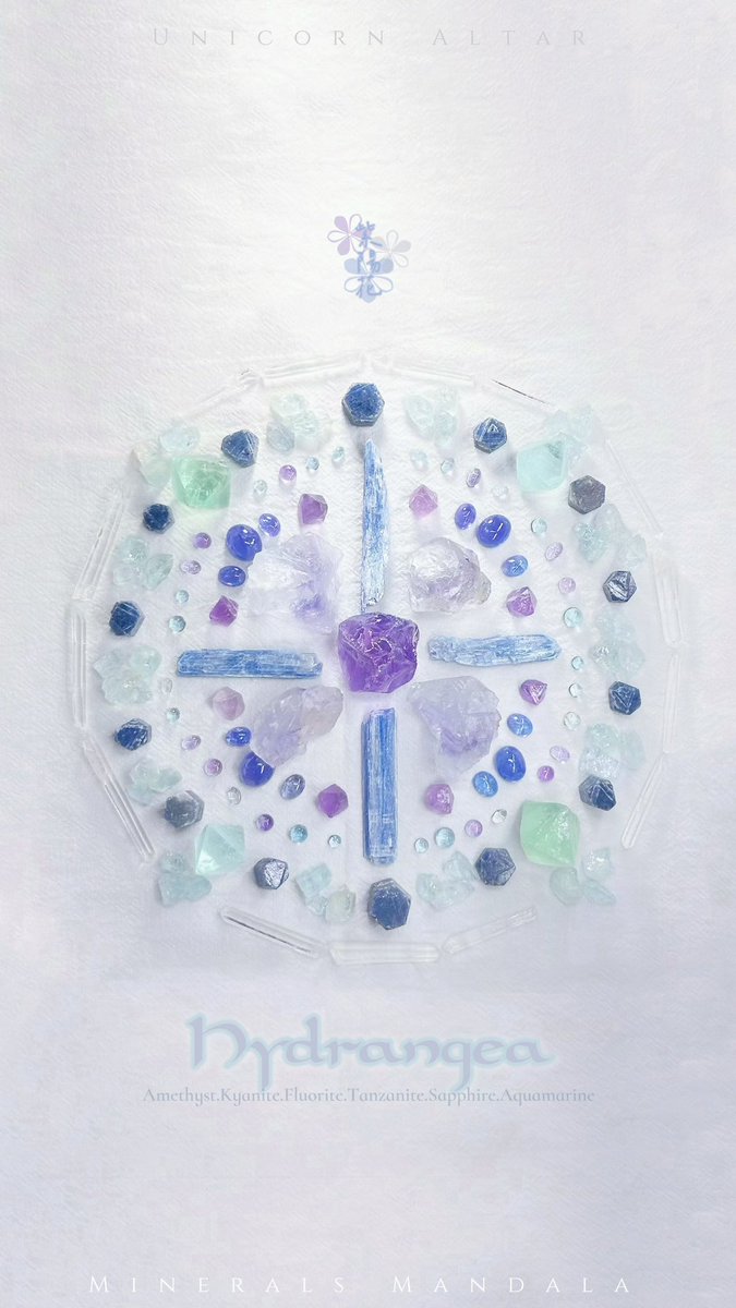 LetheKhaos's tweet photo. #礦物 #原礦 #礦石 #曼陀羅 #mandala #minerals #mineral #rawstone #繡球花 #紫陽花 https://t.co/6qwlpIrwOO